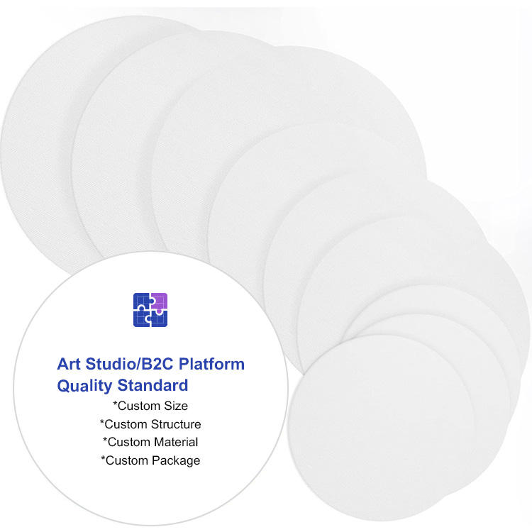 ラウンドキャンバスパネル